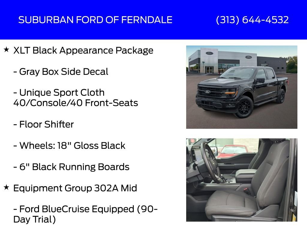 Used 2024 Ford F150 XLT w/ Equipment Group 302A MID image 9