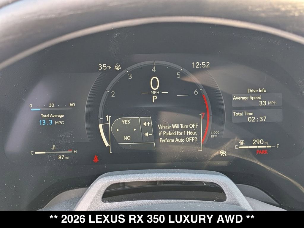 New 2026 Lexus RX 350 AWD w/ Convenience Package image 16