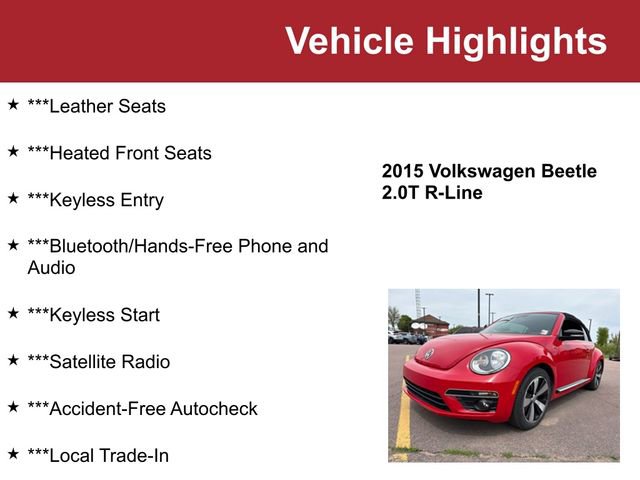Used 2015 Volkswagen Beetle R-Line FWD image 2