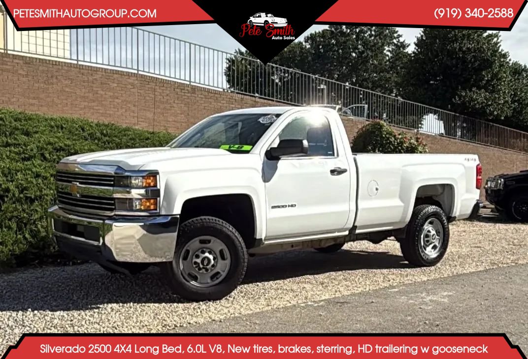 Used 2017 Chevrolet Silverado 2500 W/T w/ Snow Plow Prep Package