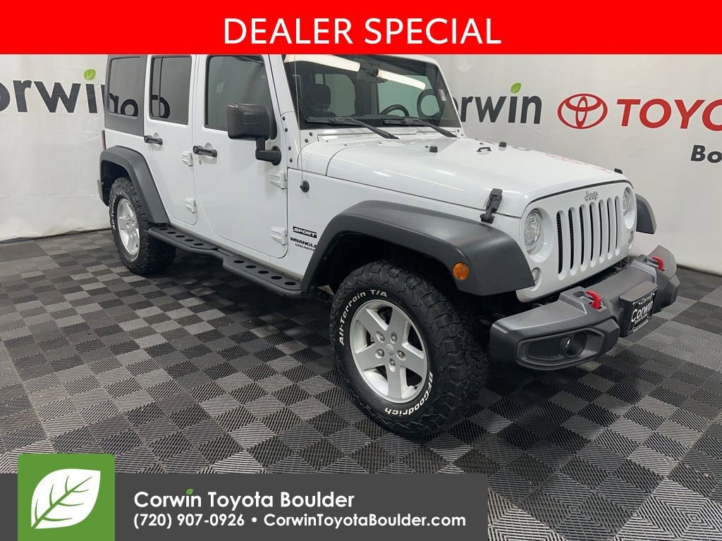 Used 2017 Jeep Wrangler Unlimited Sport w/ Quick Order Package 24S