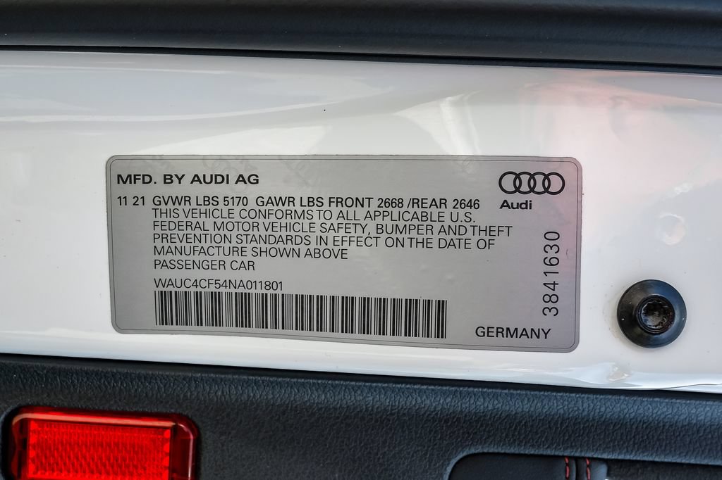 Used 2022 Audi S5 Premium Plus AWD/4WD image 65