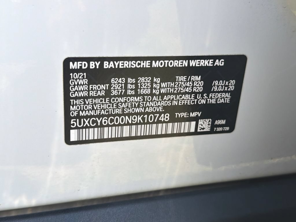 Used 2022 BMW X6 xDrive40i w/ Premium Package AWD/4WD image 30