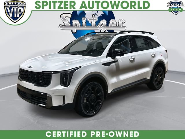 Certified 2025 Kia Sorento SX Prestige w/ Olive Brown Leather Package