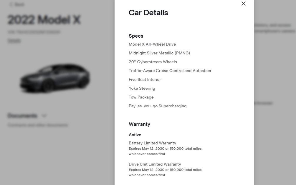 Used 2022 Tesla Model X AWD/4WD image 3