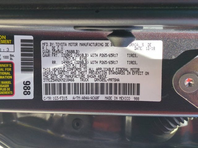 Used 2019 Toyota Tacoma TRD Sport w/ Technology Package AWD/4WD image 67