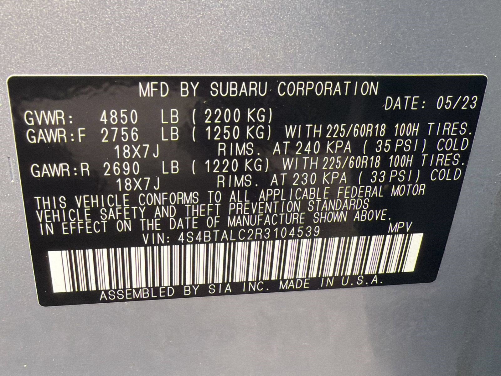 Used 2024 Subaru Outback Onyx Edition AWD/4WD image 24