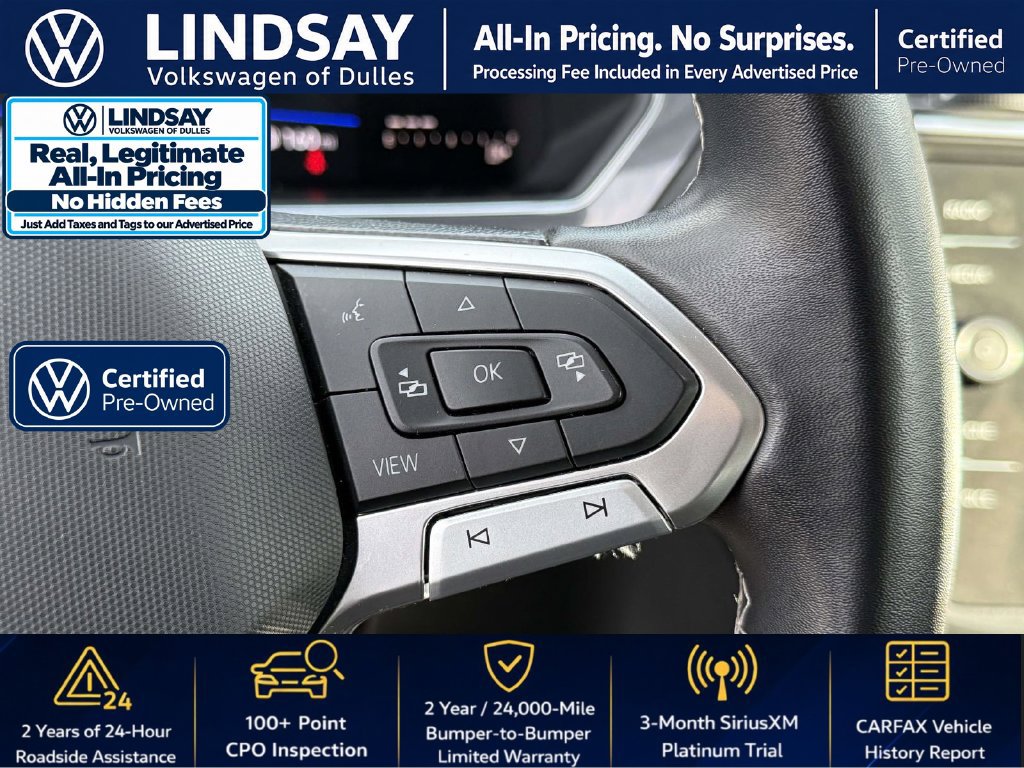 Certified 2023 Volkswagen Tiguan SE w/ Panoramic Sunroof Package AWD/4WD image 23