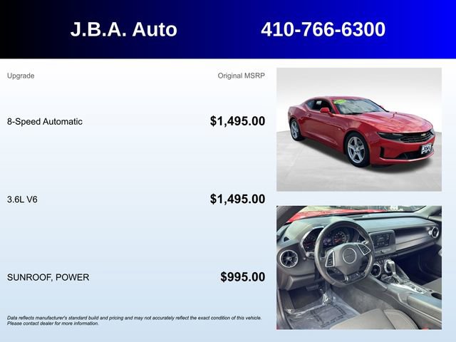 Used 2019 Chevrolet Camaro LT image 5