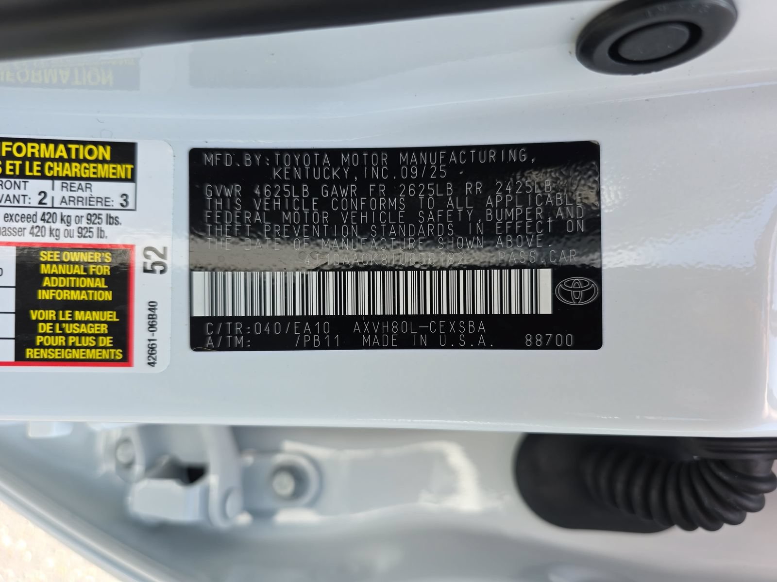 Used 2026 Toyota Camry SE FWD image 33