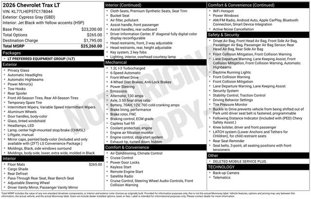 New 2026 Chevrolet Trax LT FWD image 4