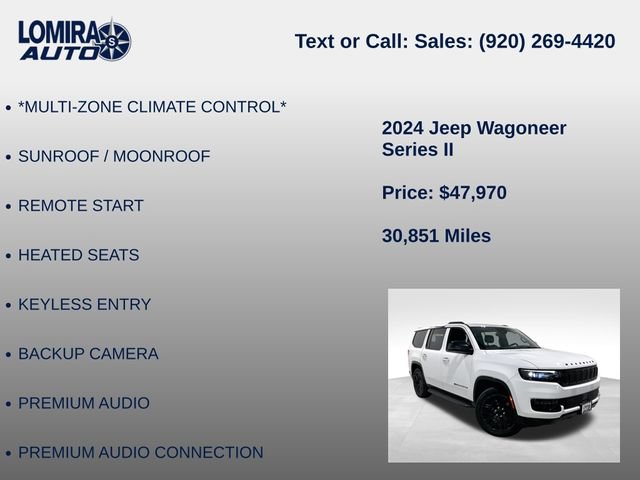 Used 2024 Jeep Wagoneer Series II AWD/4WD image 27