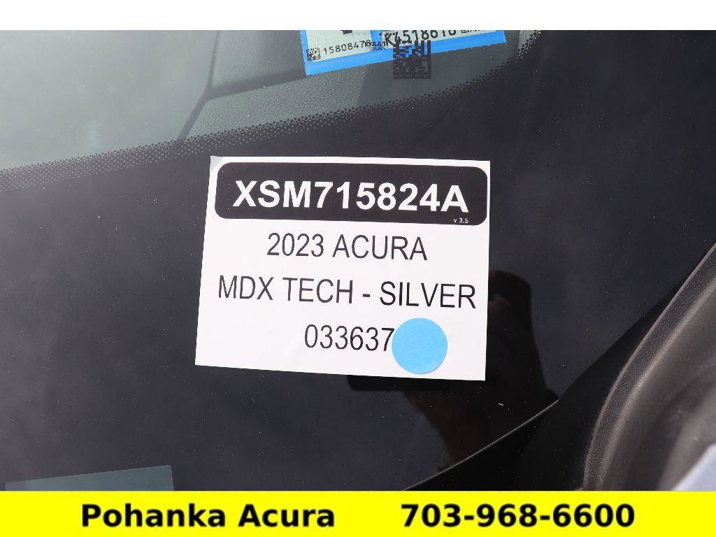Certified 2023 Acura MDX SH-AWD w/ Technology Package image 37