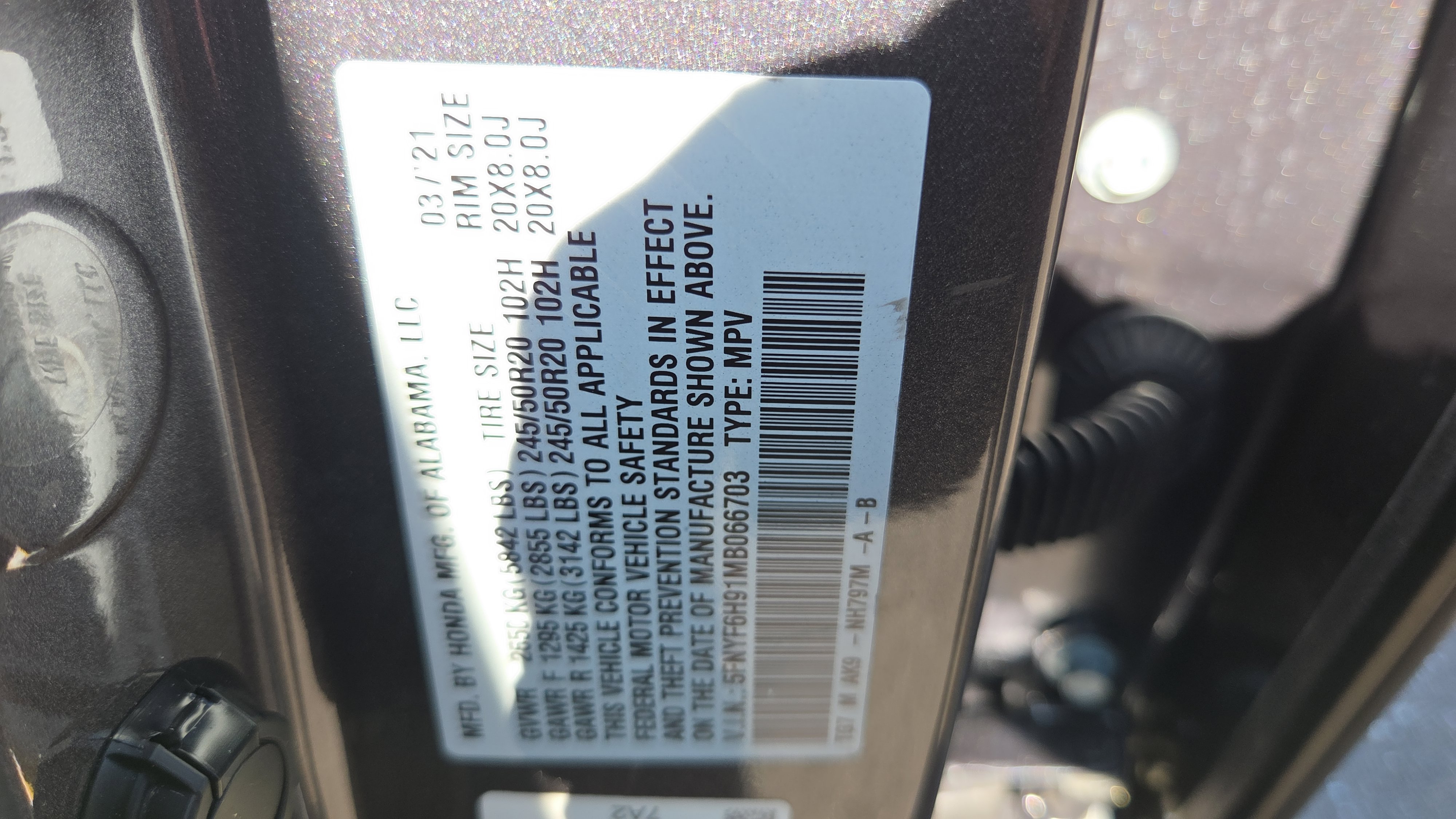 Used 2021 Honda Pilot Touring image 28