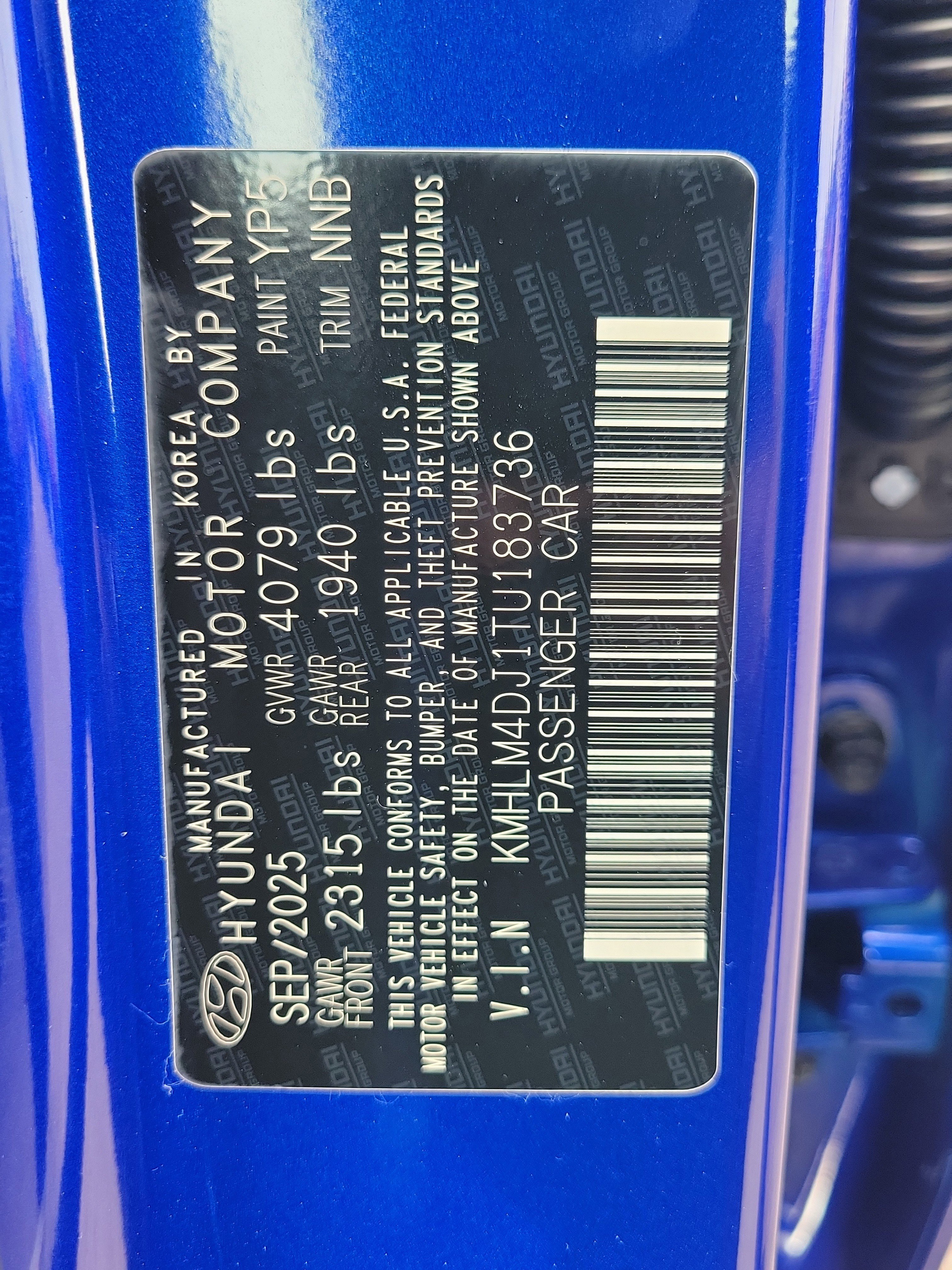 New 2026 Hyundai Elantra Blue image 32