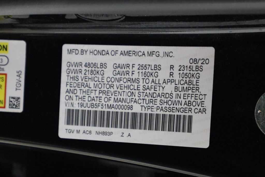 Used 2021 Acura TLX w/ A-SPEC Pkg FWD image 38