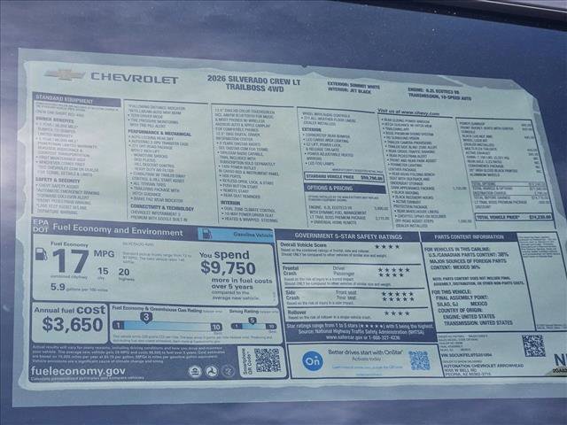New 2026 Chevrolet Silverado 1500 LT Trail Boss w/ LT Trail Boss Premium Package AWD/4WD image 18