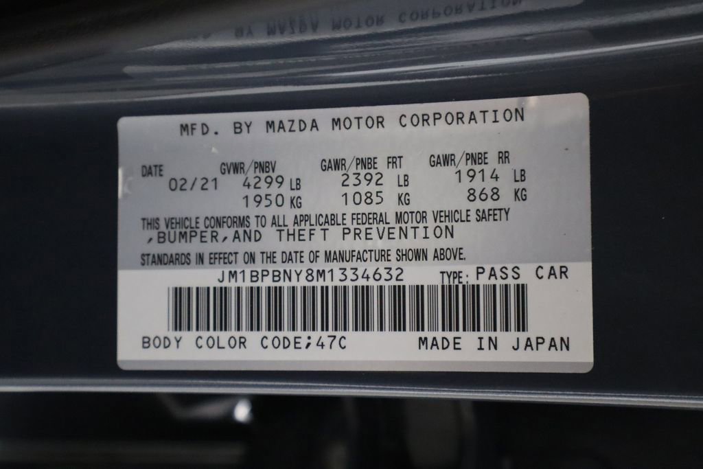 Used 2021 MAZDA MAZDA3 Hatchback w/ Appearance Package image 40