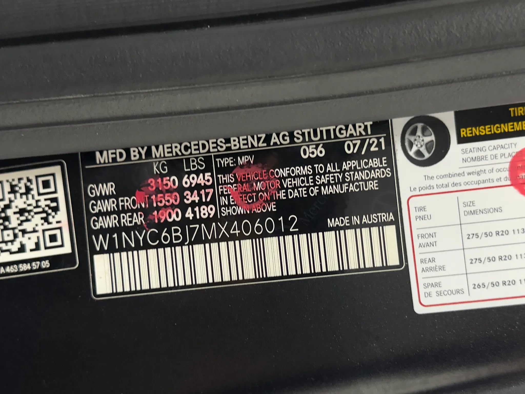 Used 2021 Mercedes-Benz G 550 image 97