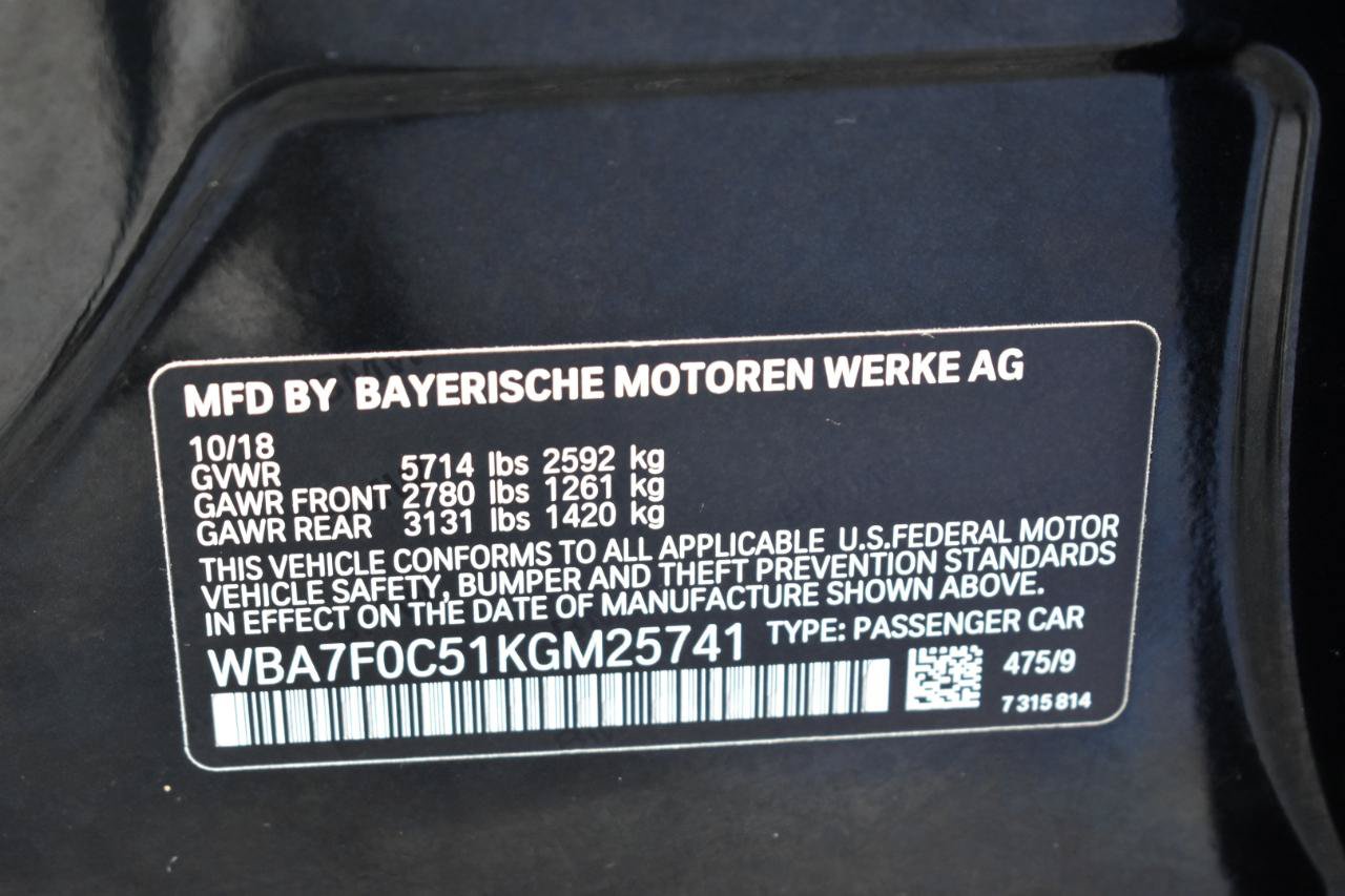 Used 2019 BMW 750i w/ Executive Package RWD image 49