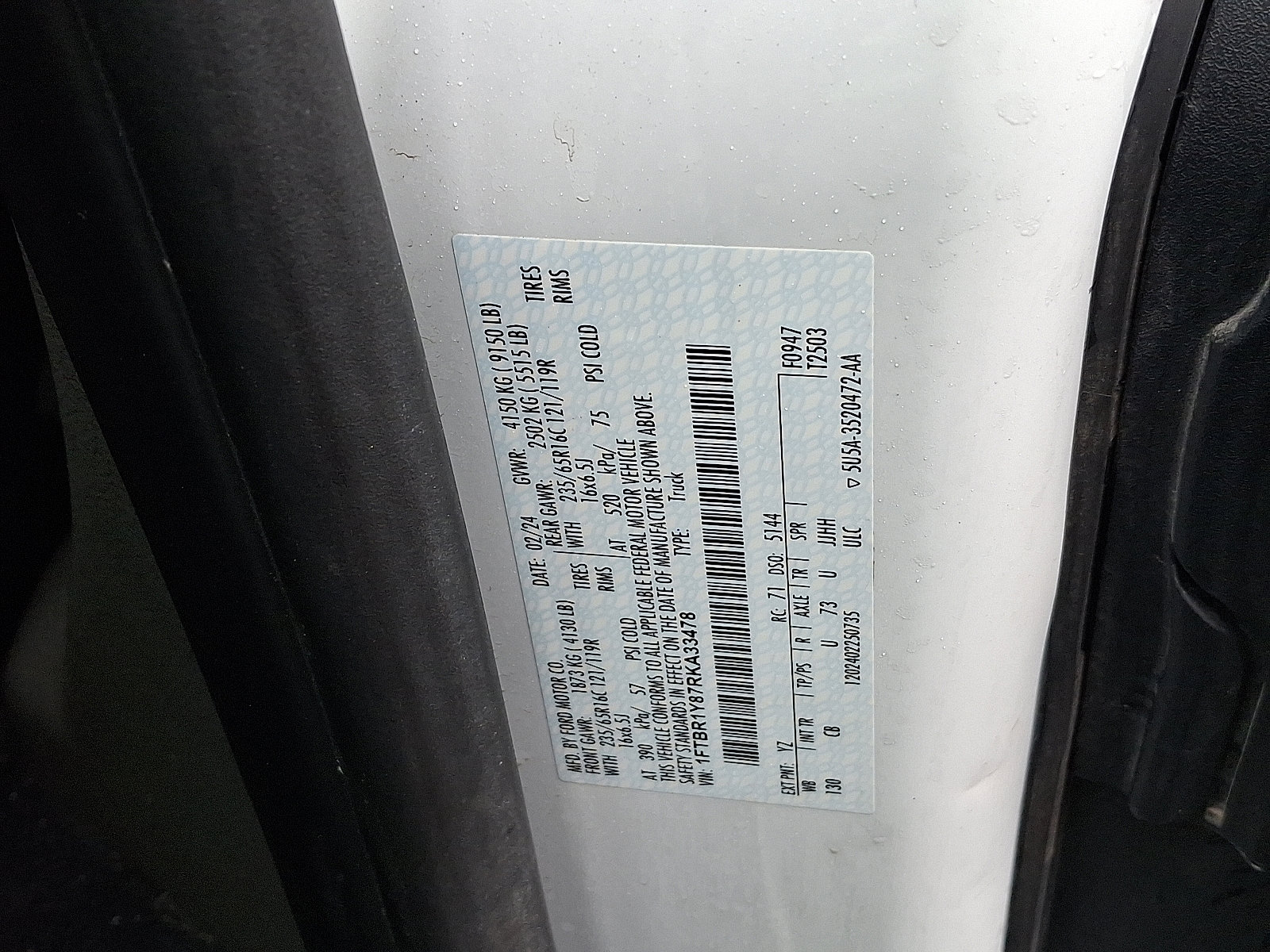 Certified 2024 Ford Transit 250 Low Roof w/ Exterior Upgrade Package image 26