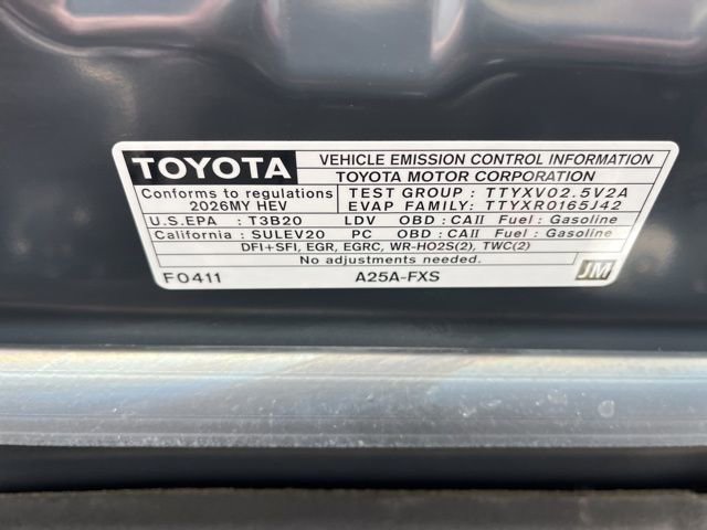 Used 2026 Toyota Camry LE FWD image 20