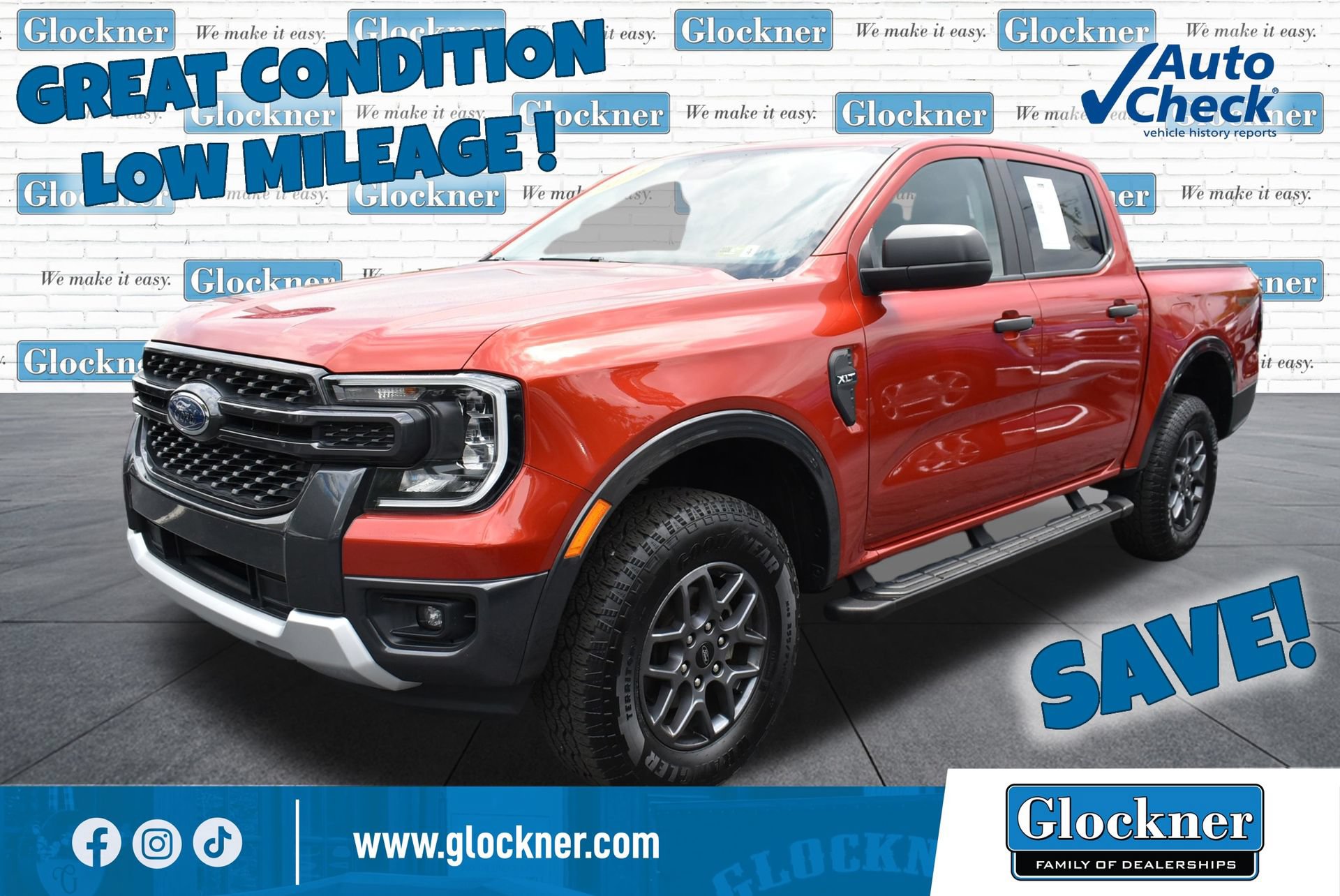 Used 2024 Ford Ranger XLT w/ Equipment Group 301A High AWD/4WD image 1