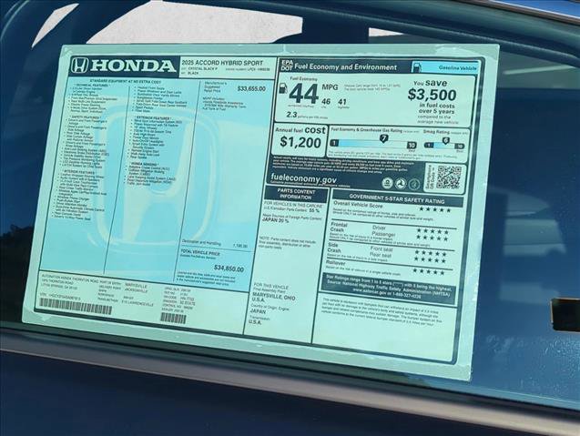 New 2025 Honda Accord Sport image 22