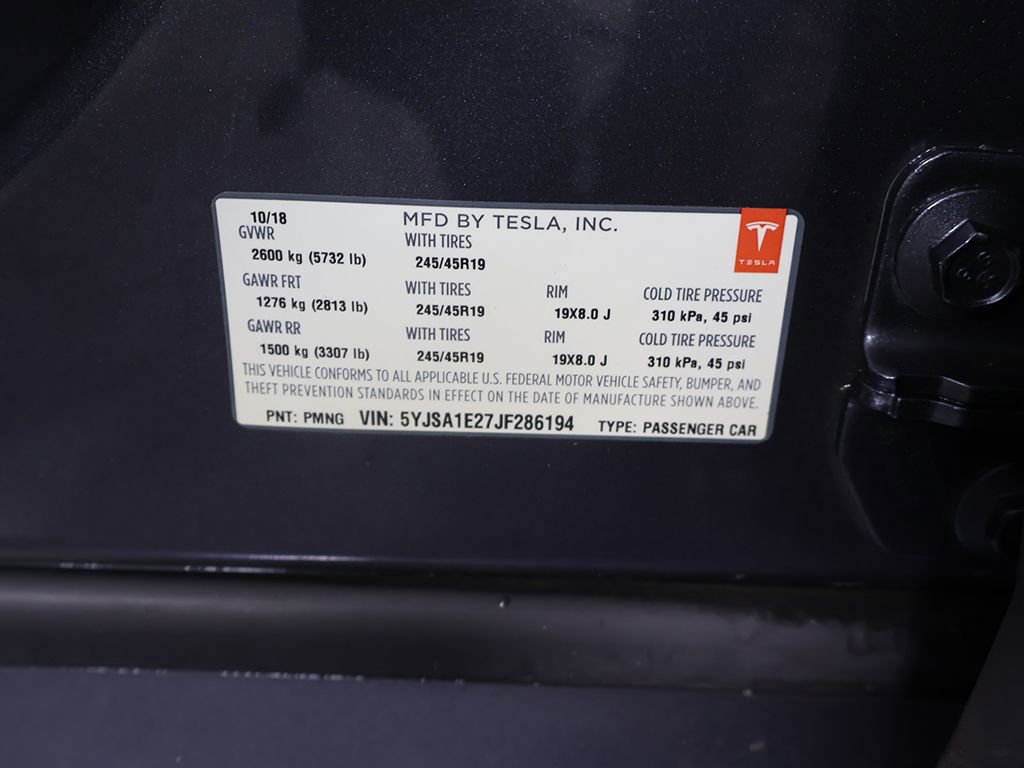 Used 2018 Tesla Model S 75D AWD/4WD image 50