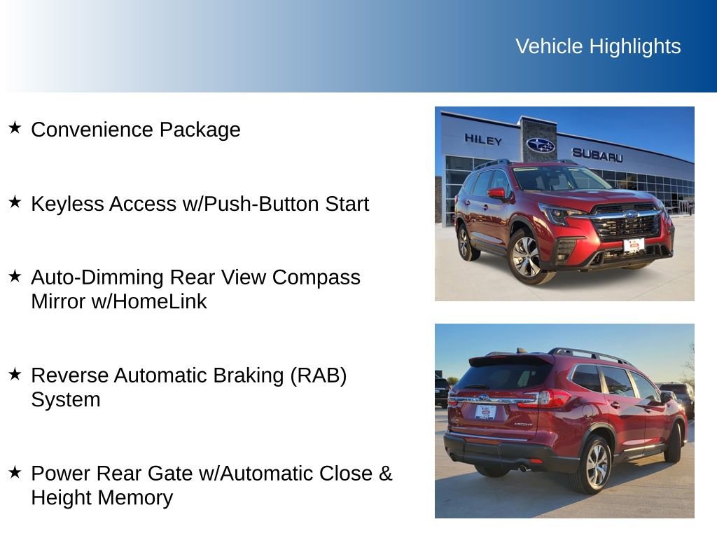 Certified 2024 Subaru Ascent Premium w/ Convenience Package image 5