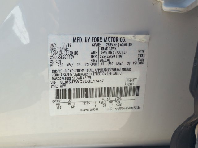 Used 2020 Lincoln Aviator Reserve w/ Equipment Group 201A RWD image 26