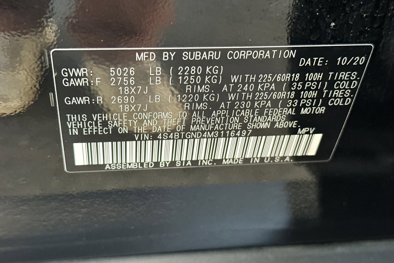 Used 2021 Subaru Outback Limited XT image 30