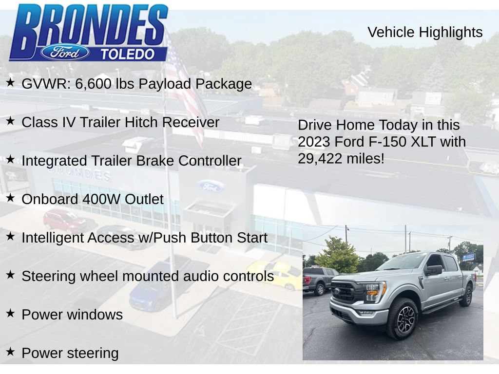 Used 2023 Ford F150 XLT w/ Equipment Group 302A High AWD/4WD image 32