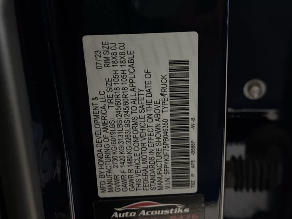 Used 2023 Honda Ridgeline RTL-E image 28