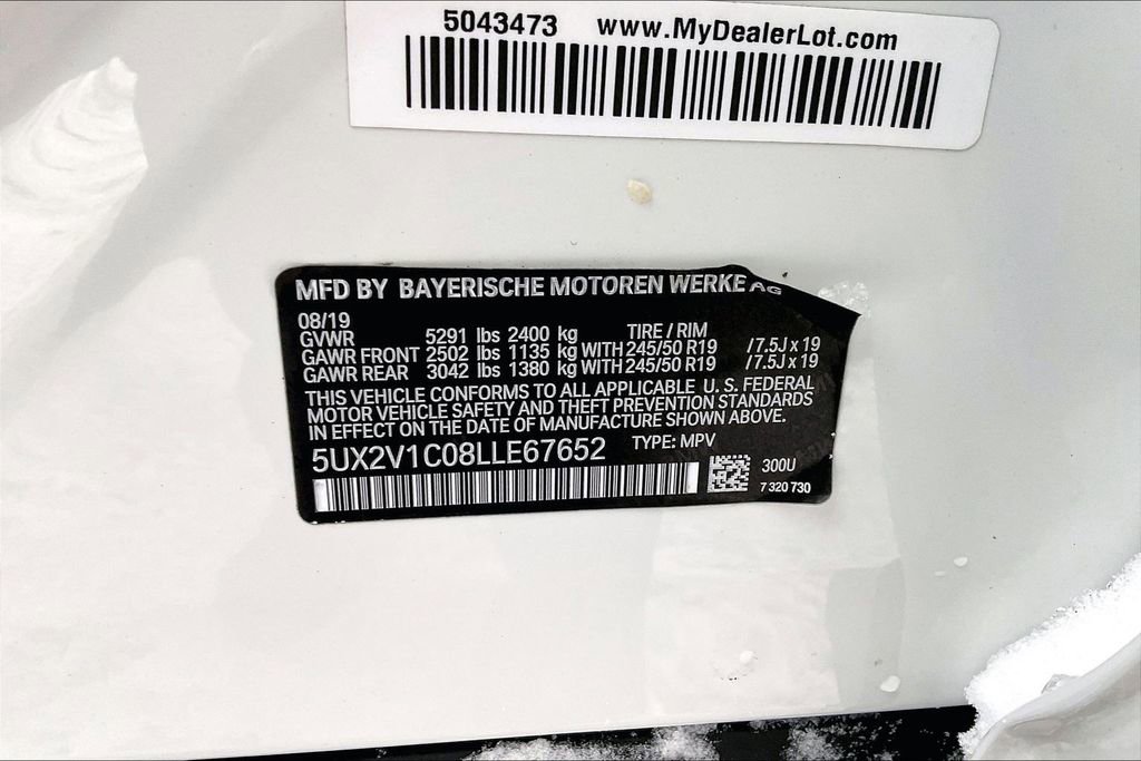 Used 2020 BMW X4 xDrive30i w/ Convenience Package image 19