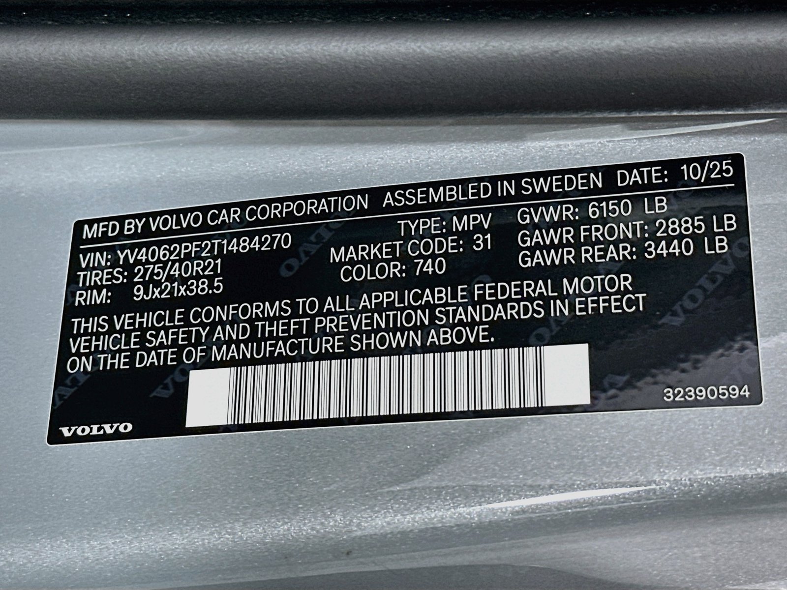 Certified 2026 Volvo XC90 B6 Ultra w/ Protection Package AWD/4WD image 47