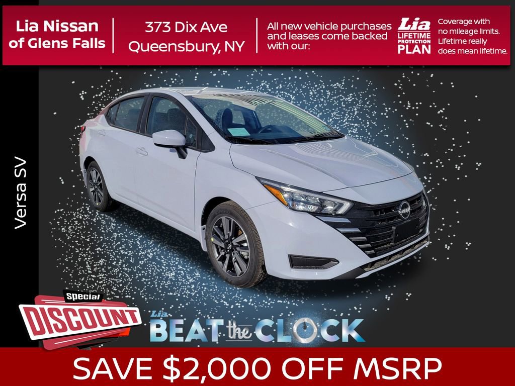 New 2025 Nissan Versa SV w/ Trunk Package