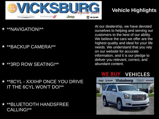 Used 2018 GMC Yukon Denali w/ Open Road Package image 7