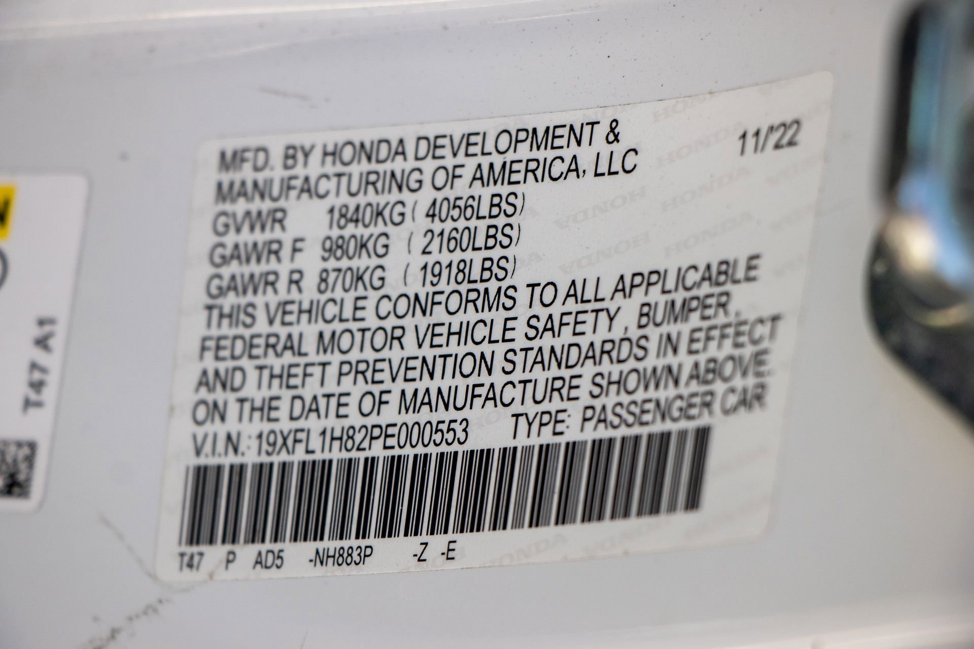 Certified 2023 Honda Civic Sport Touring image 34