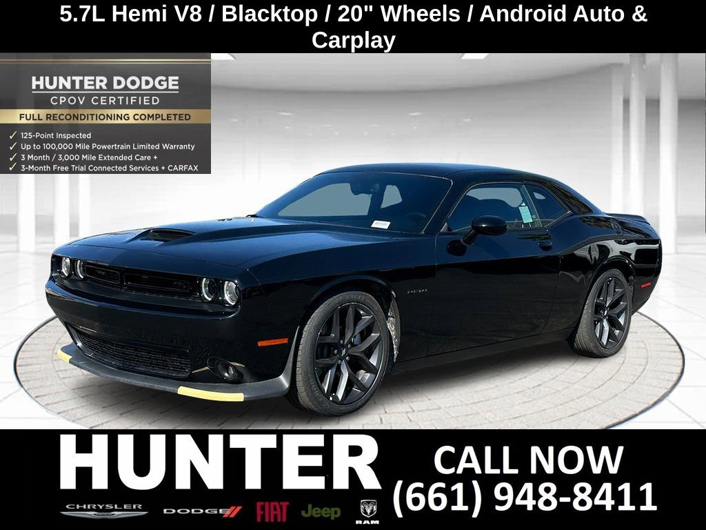 Certified 2022 Dodge Challenger R/T w/ Blacktop Package image 1