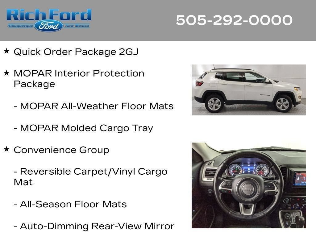 Used 2021 Jeep Compass Latitude w/ Convenience Group AWD/4WD image 13
