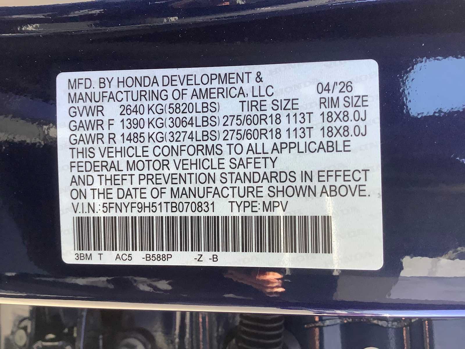 New 2026 Honda Passport TrailSport image 21