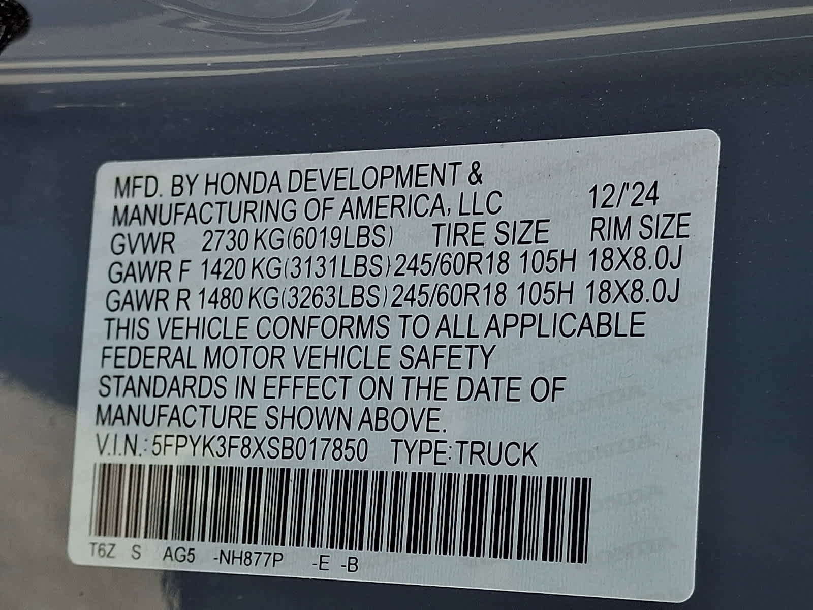 Certified 2025 Honda Ridgeline Black Edition image 29