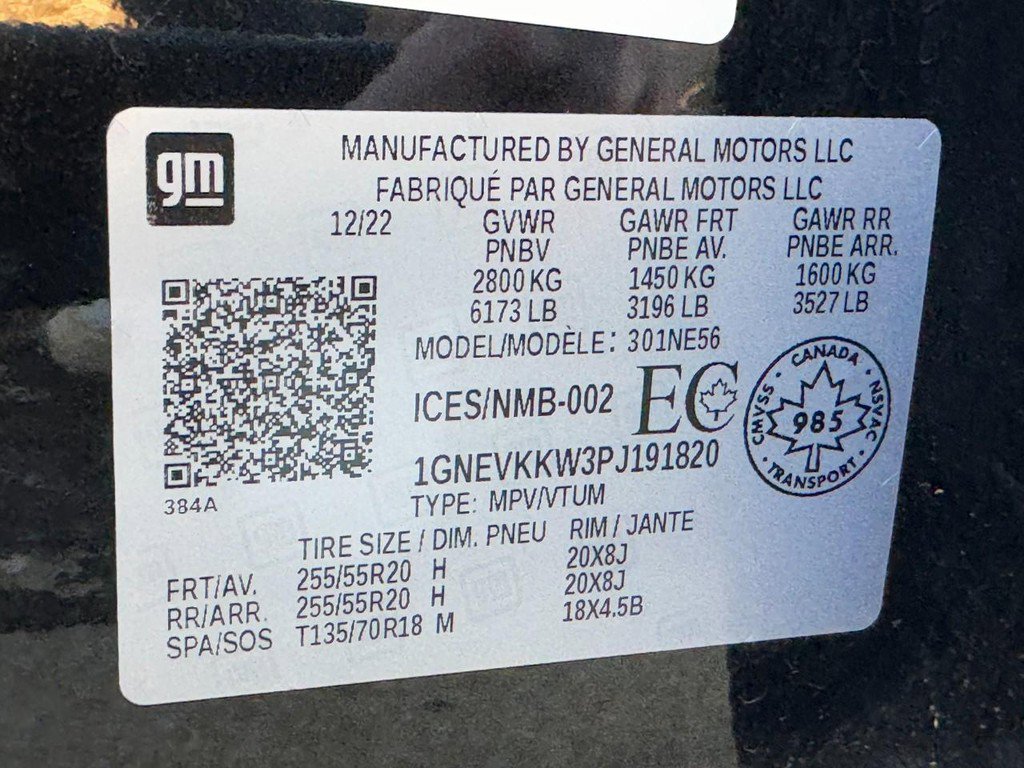 Used 2023 Chevrolet Traverse Premier w/ LPO, "Hit The Road" Package image 26