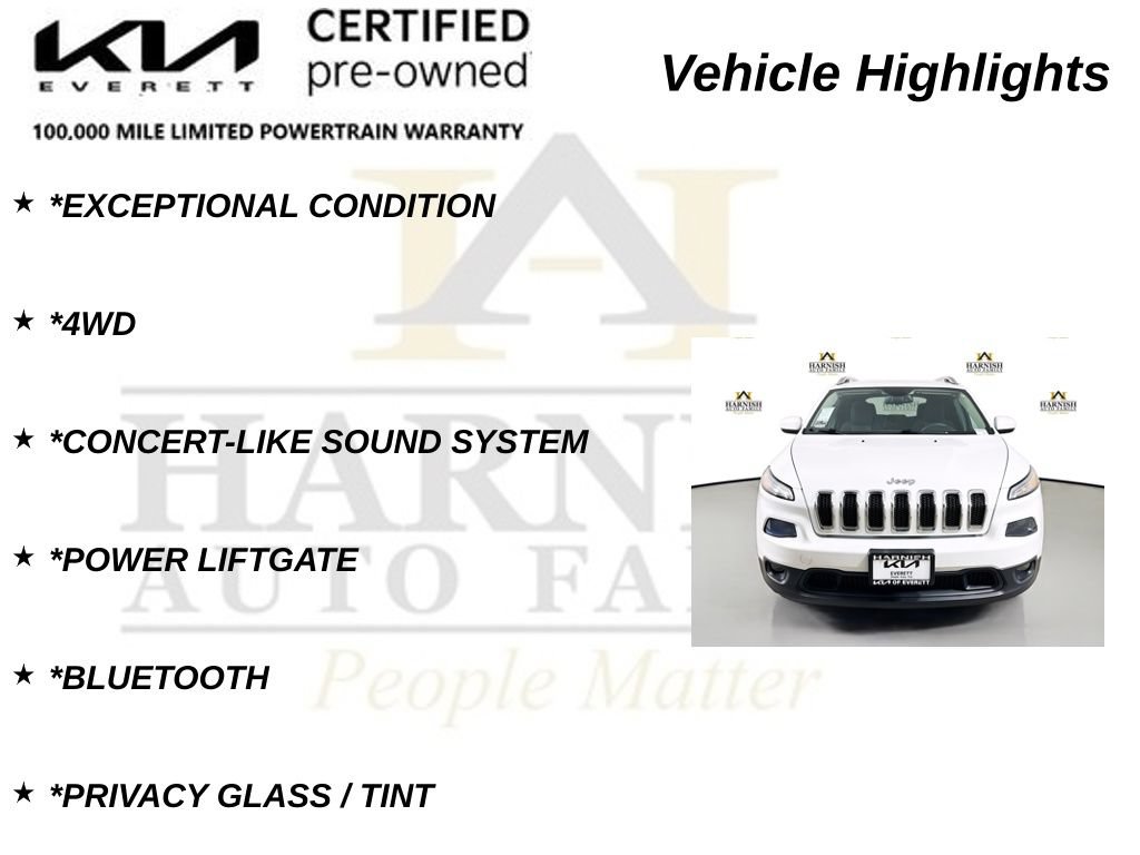 Used 2016 Jeep Cherokee Latitude w/ Comfort/Convenience Group AWD/4WD image 9