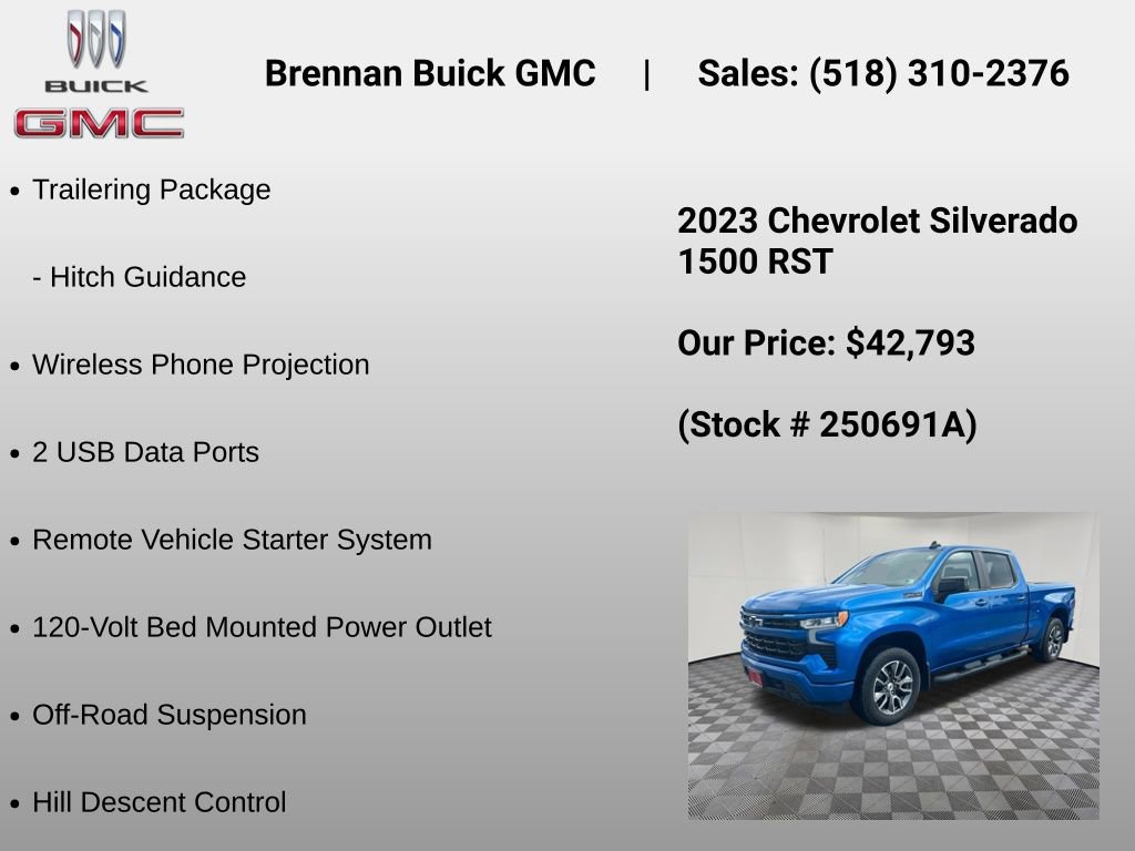 Certified 2023 Chevrolet Silverado 1500 RST w/ Z71 Off-Road Package AWD/4WD image 12