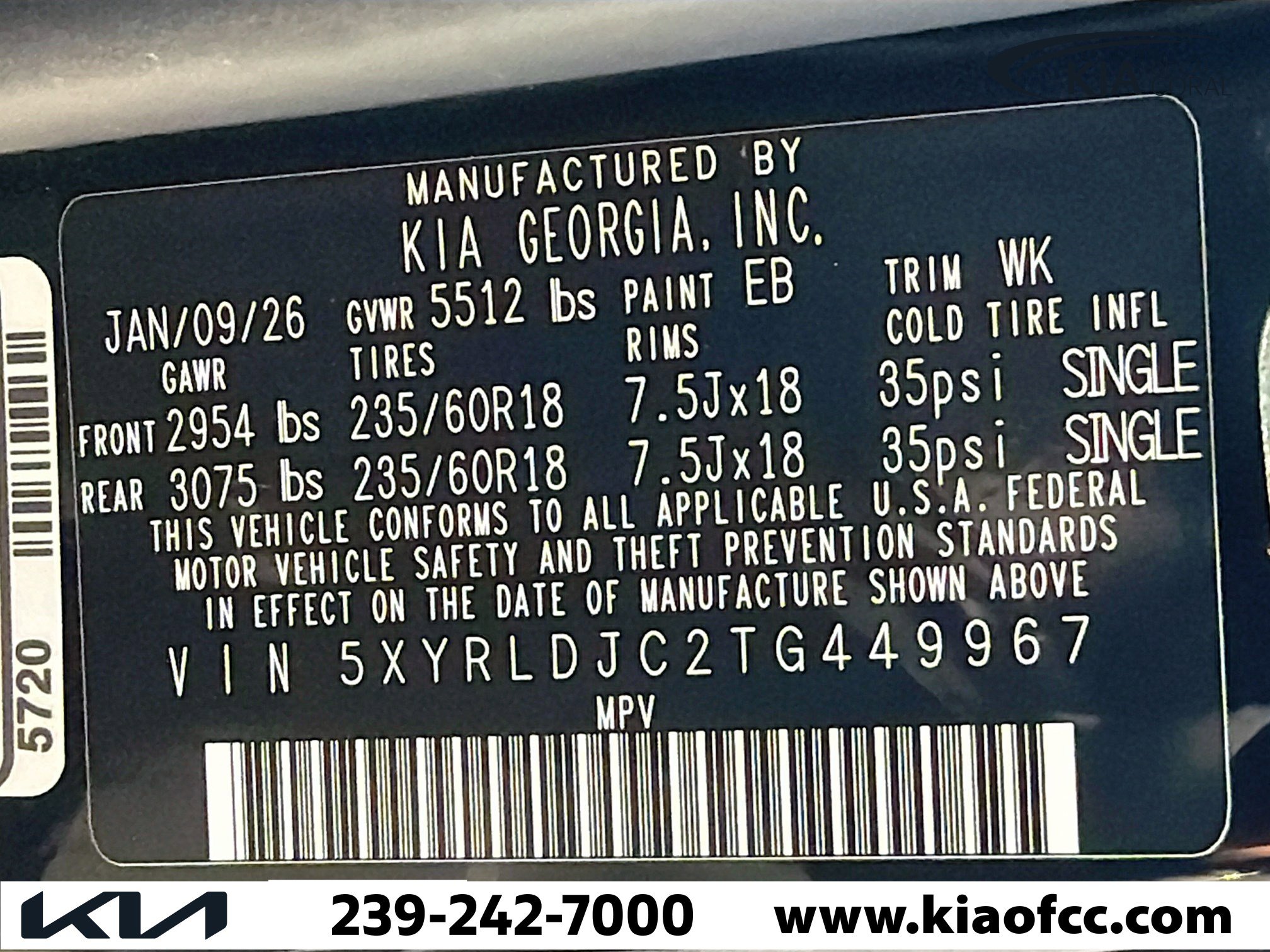 New 2026 Kia Sorento S image 44