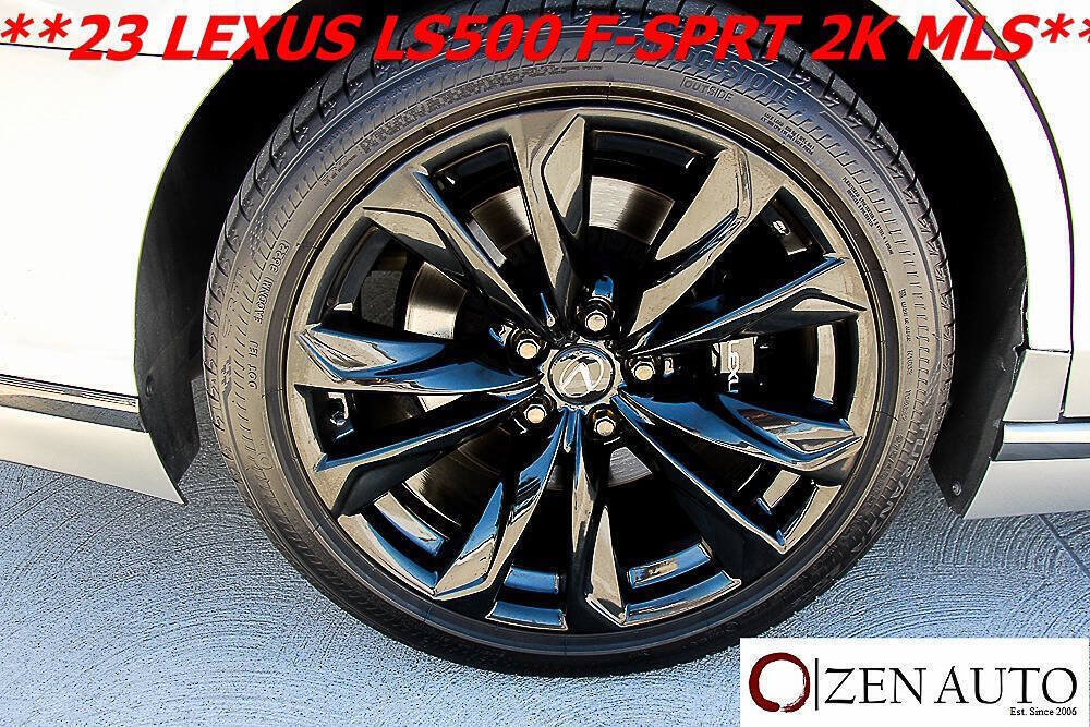 Used 2023 Lexus LS 500 F Sport w/ Cold Weather Package (CK) RWD image 56