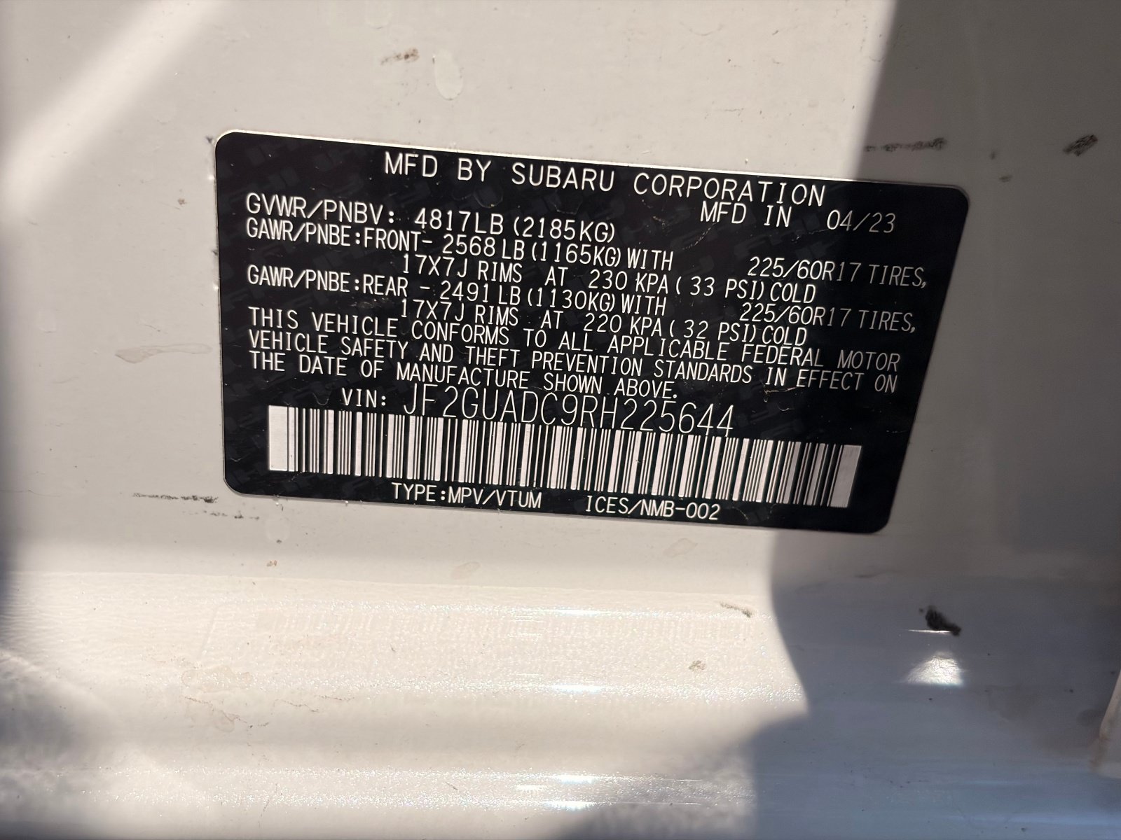 Certified 2024 Subaru Crosstrek 2.0i Premium AWD/4WD image 10