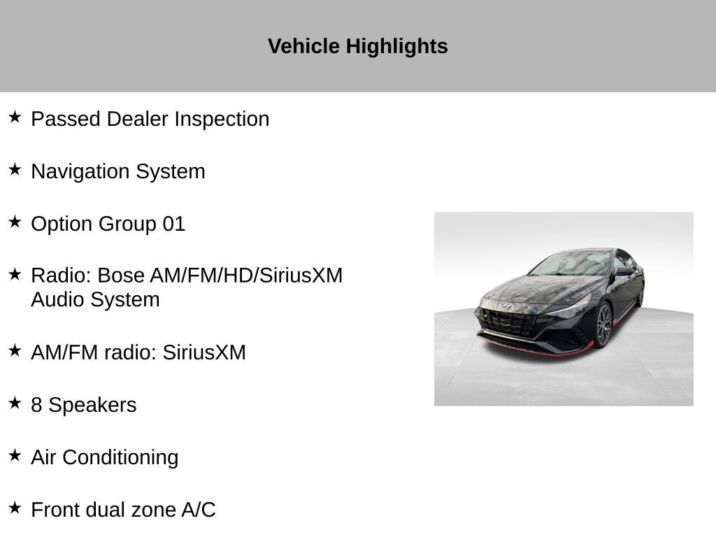 Used 2023 Hyundai Elantra N FWD image 18